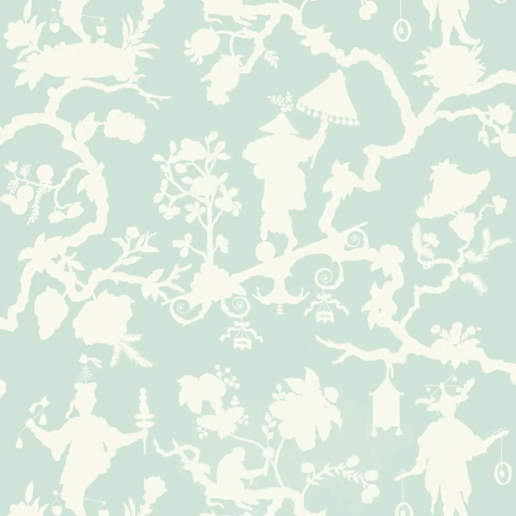 Shantung Silhouette Print Wallpaper