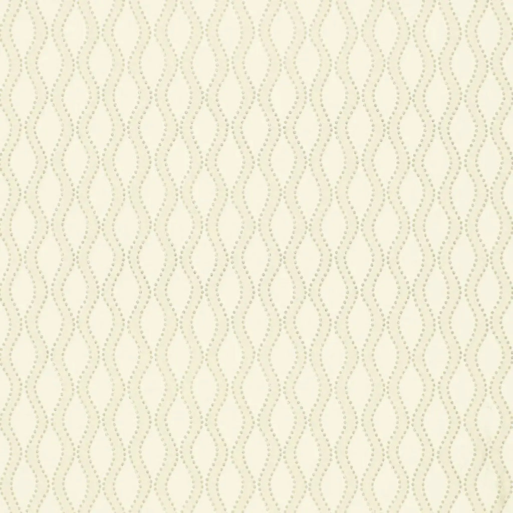 Ribbon Wave Wallpaper - Bone