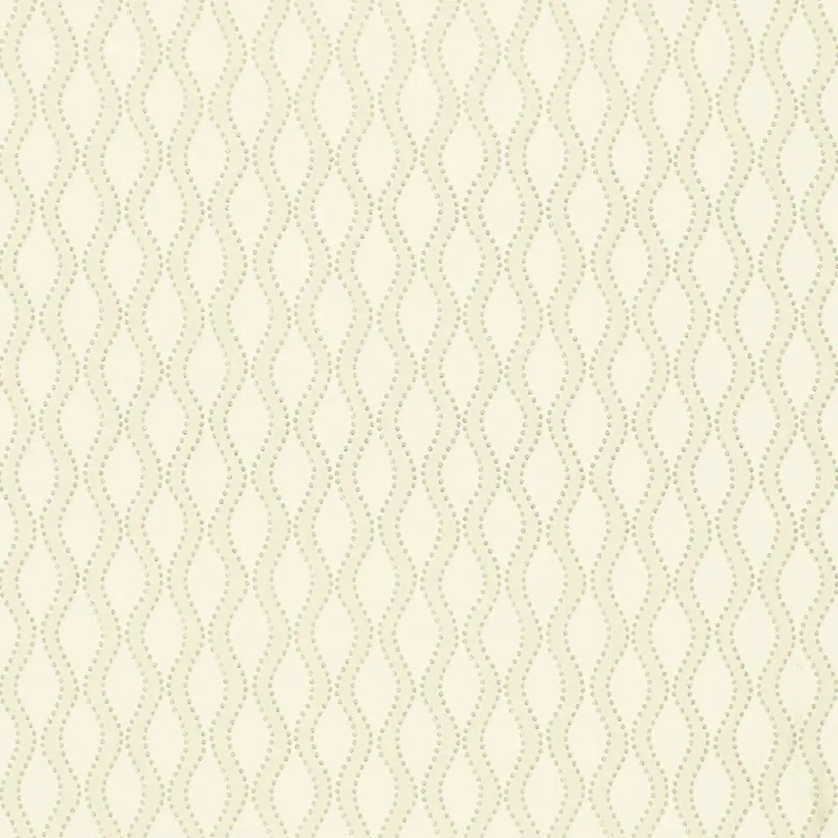 Ribbon Wave Wallpaper - Bone
