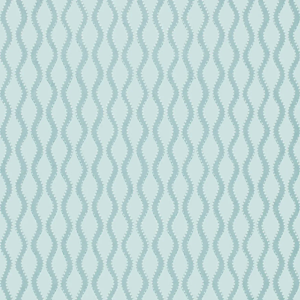 Ribbon Wave Wallpaper - Aqua