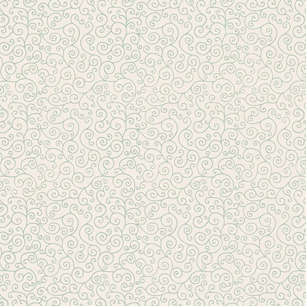 Sangar Scroll Wallpaper - Water Blue