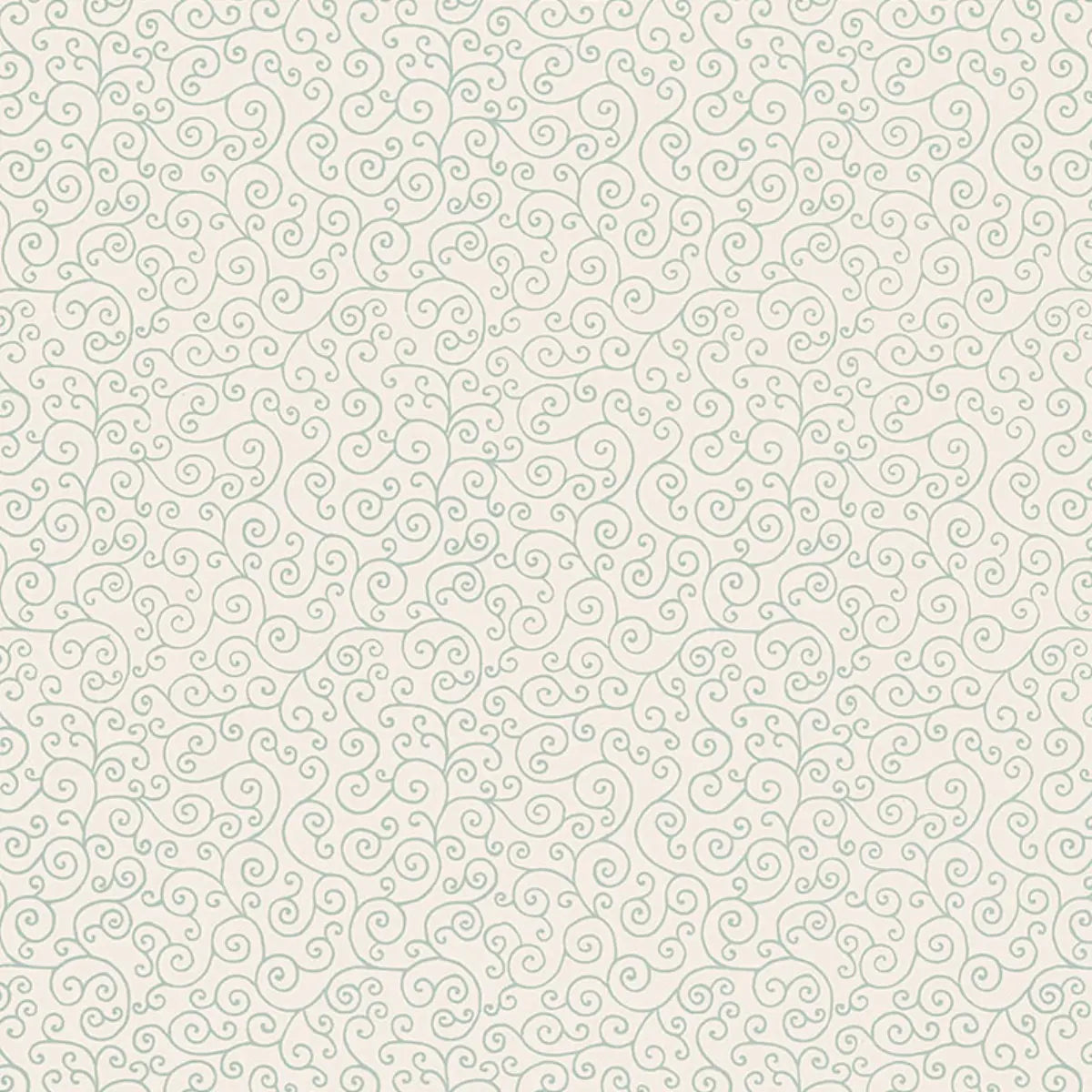 Sangar Scroll Wallpaper - Water Blue