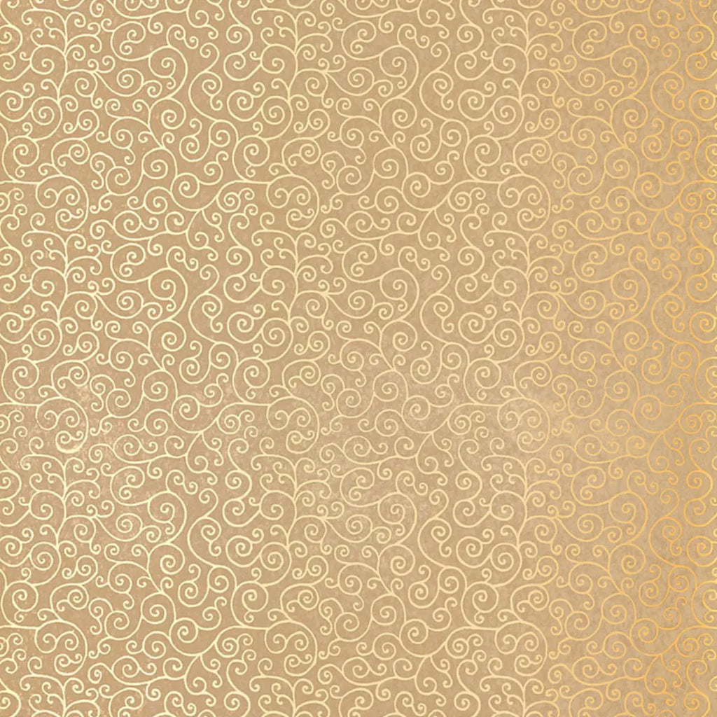 Sangar Scroll Wallpaper - Gilt