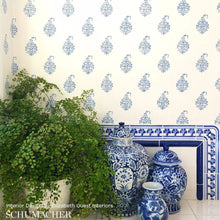 Load image into Gallery viewer, Kerala Paisley Wallpaper in an interior setting