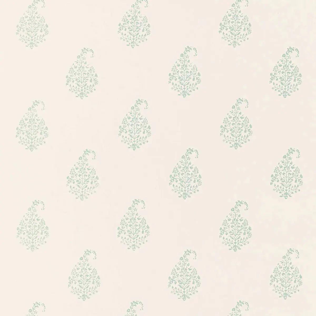 Kerala Paisley Wallpaper - Water Blue