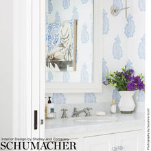 Load image into Gallery viewer, Madras Paisley Wallpaper in an interior setting