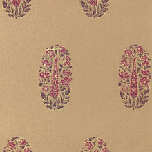 Load image into Gallery viewer, Askandra Flower Wallpaper - Aubergine &amp; Cerise