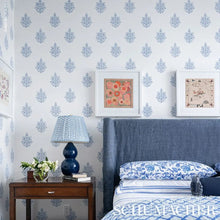 Load image into Gallery viewer, Asara Flower Wallpaper in an interior setting