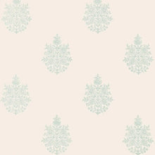 Load image into Gallery viewer, Asara Flower Wallpaper - Water Blue