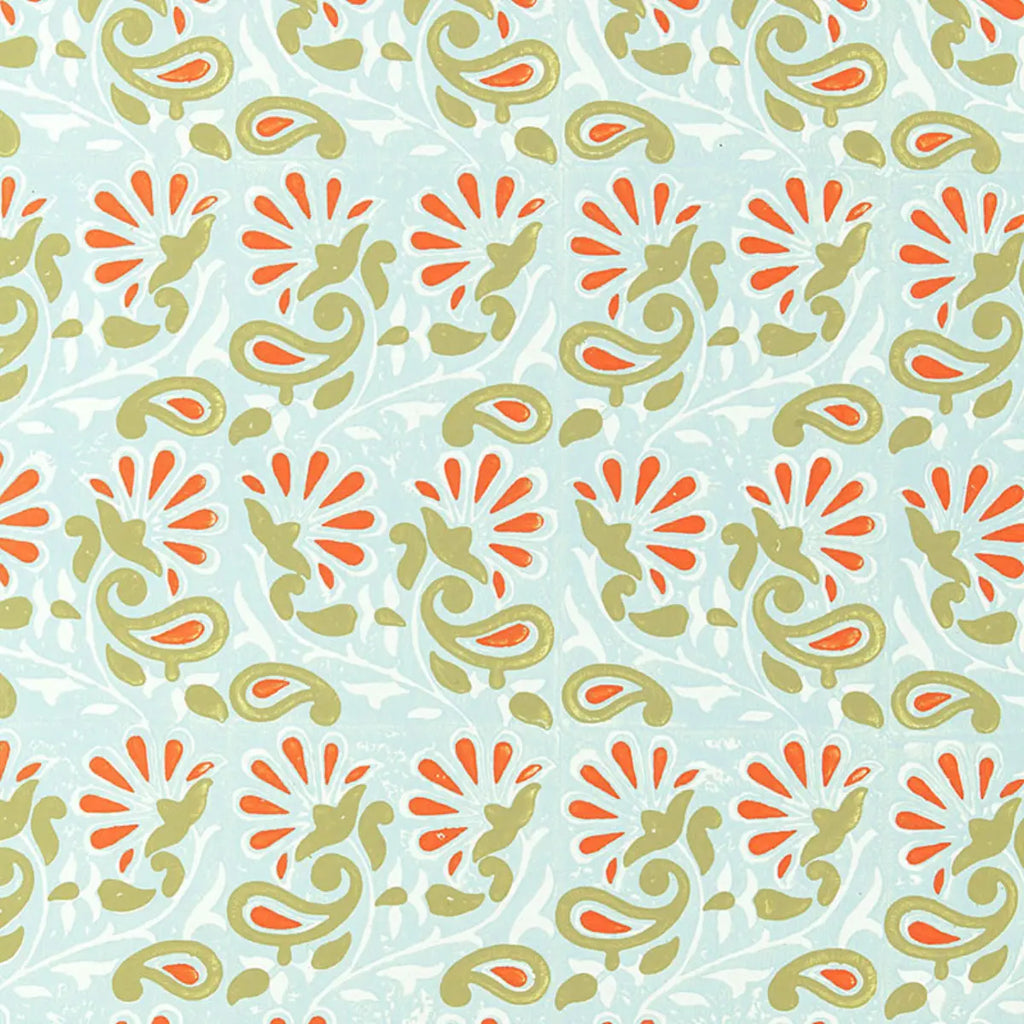 Rampura Wallpaper - Water Blue