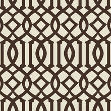 Load image into Gallery viewer, Imperial Trellis Ii Wallpaper - Java / Cream