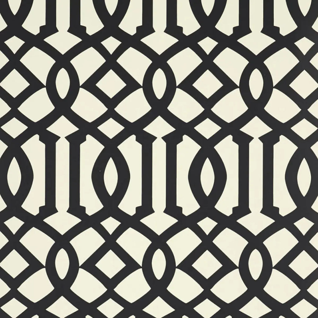 Imperial Trellis Ii Wallpaper - Jet