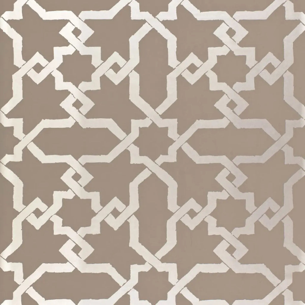 Cordoba Wallpaper - Taupe / Silver