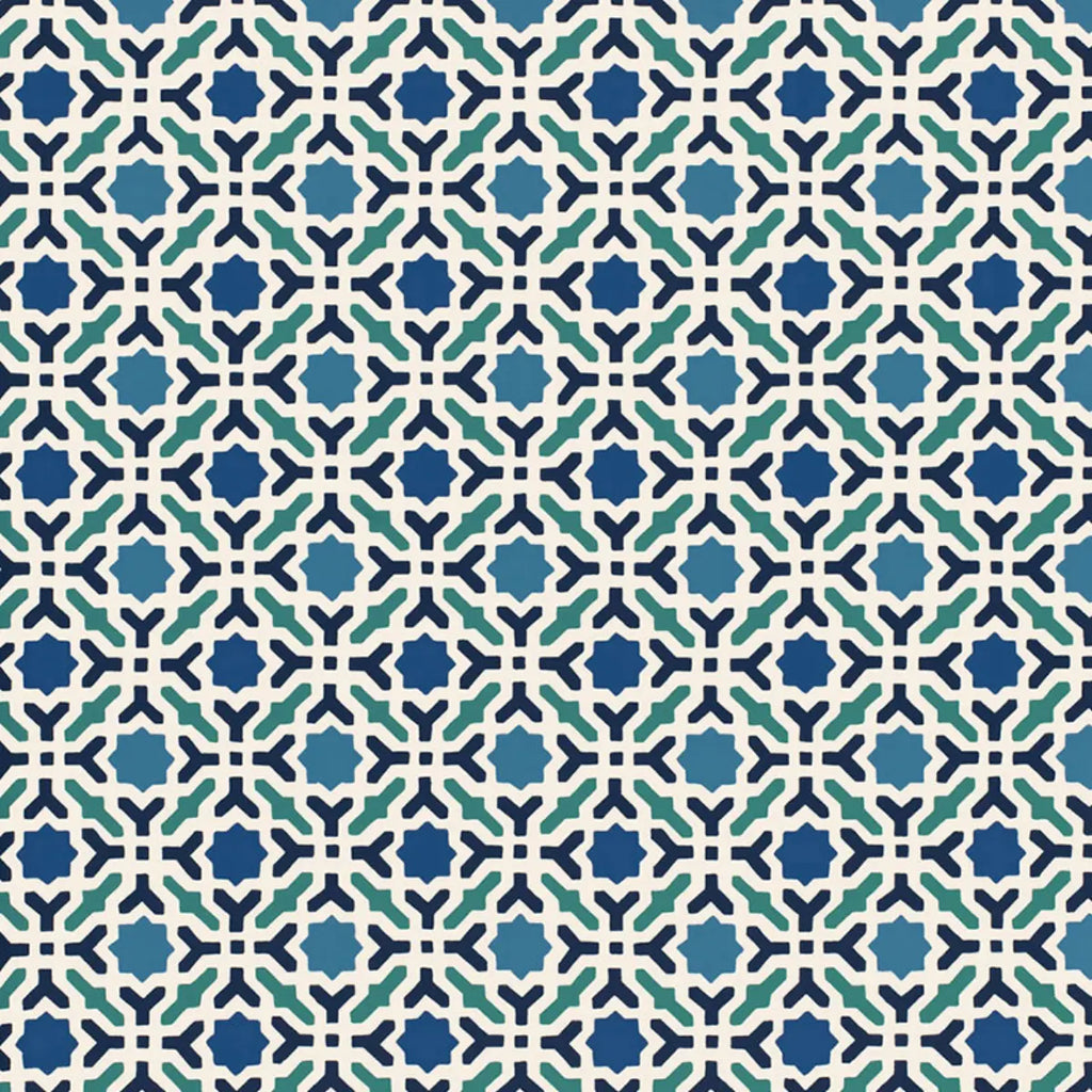 Serallo Mosaic Wallpaper - Aegean