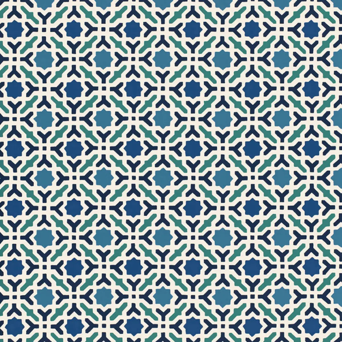 Serallo Mosaic Wallpaper - Aegean