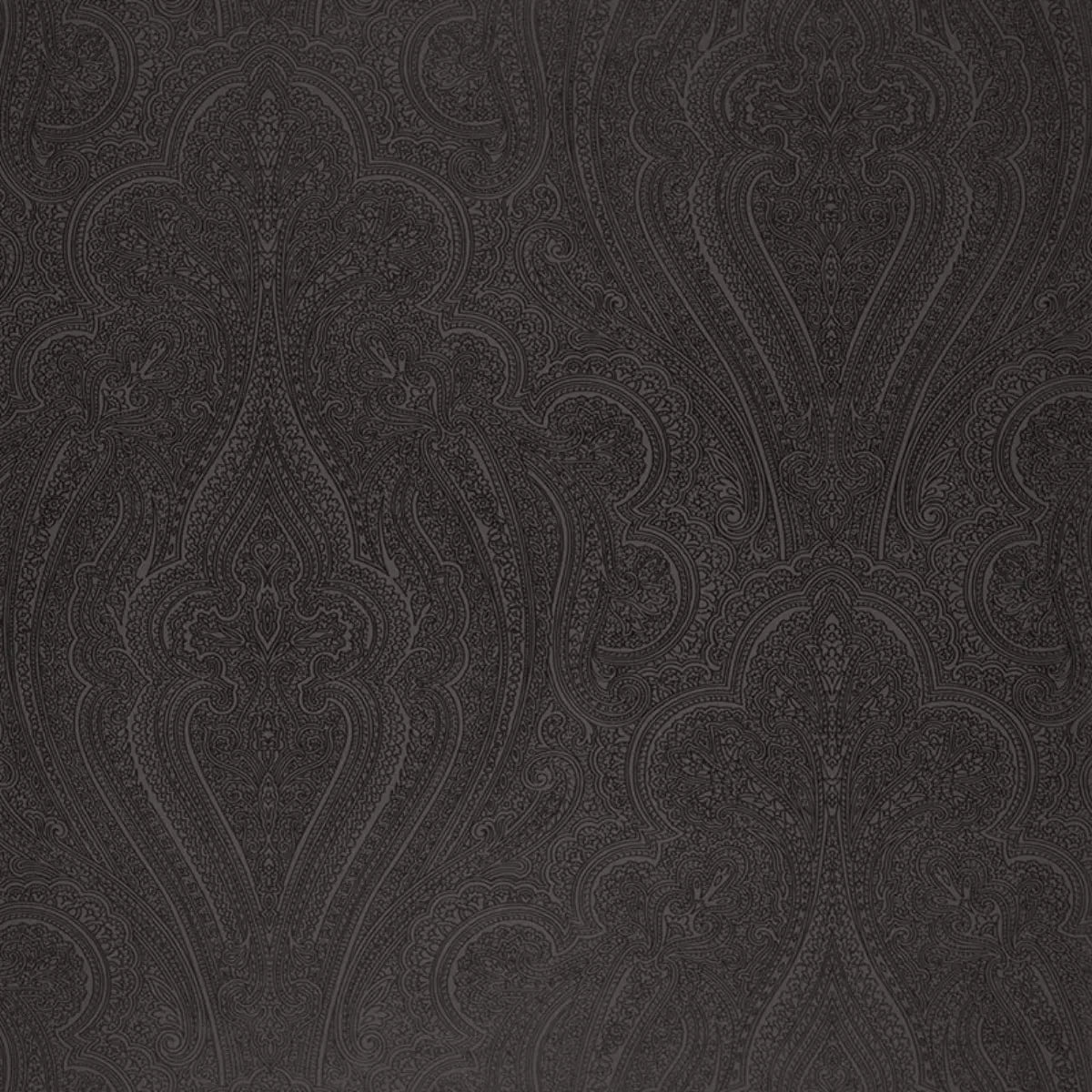 Breckenridge Paisley Wallpaper - Charcoal