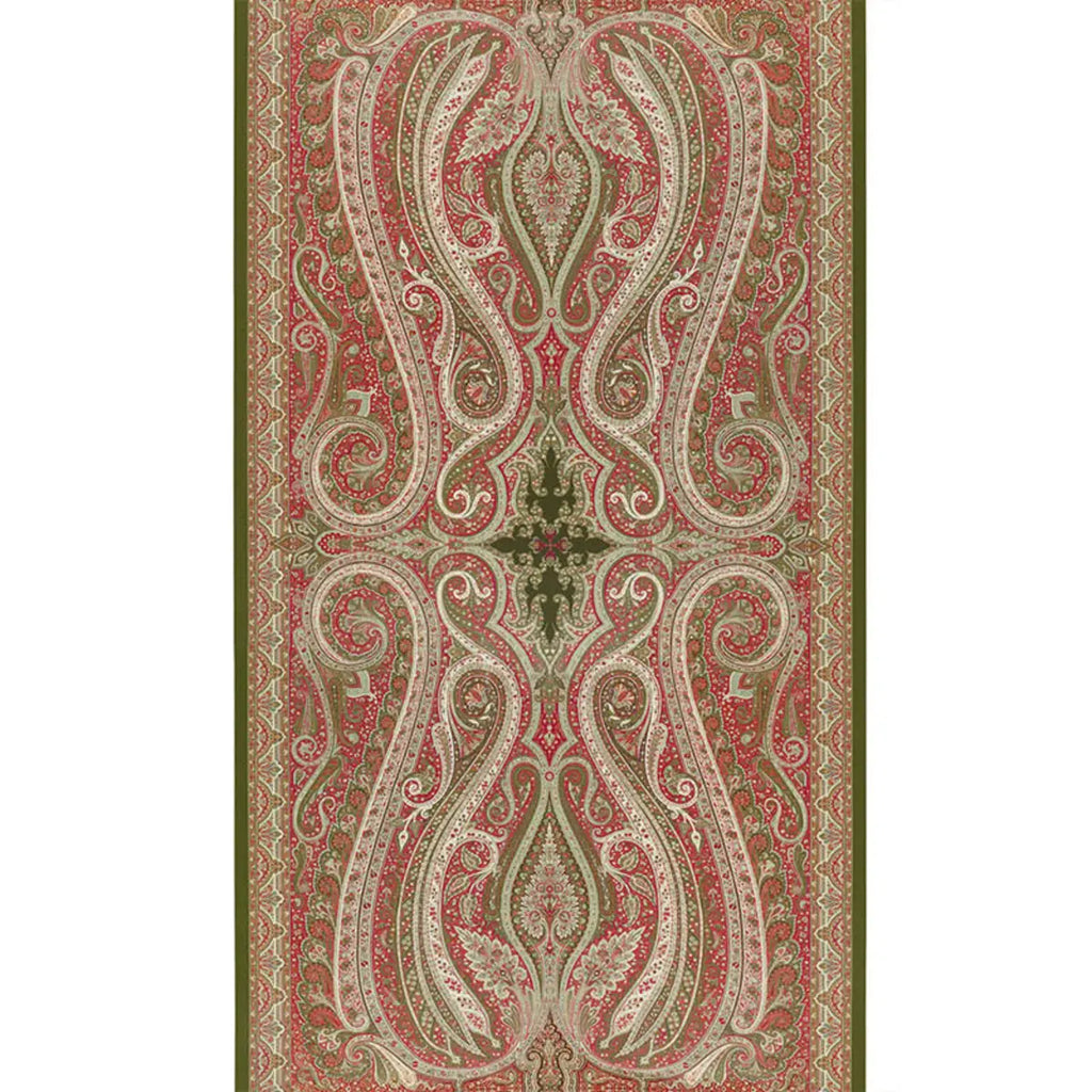Pasha Paisley Wallpaper in an interior setting