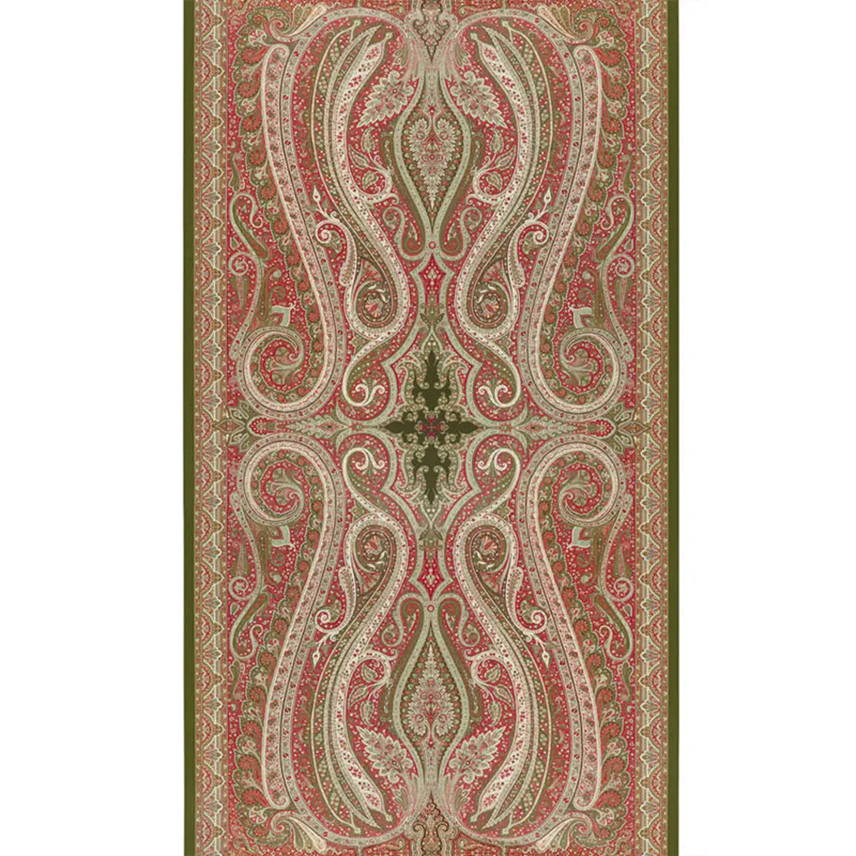 Pasha Paisley Wallpaper in an interior setting