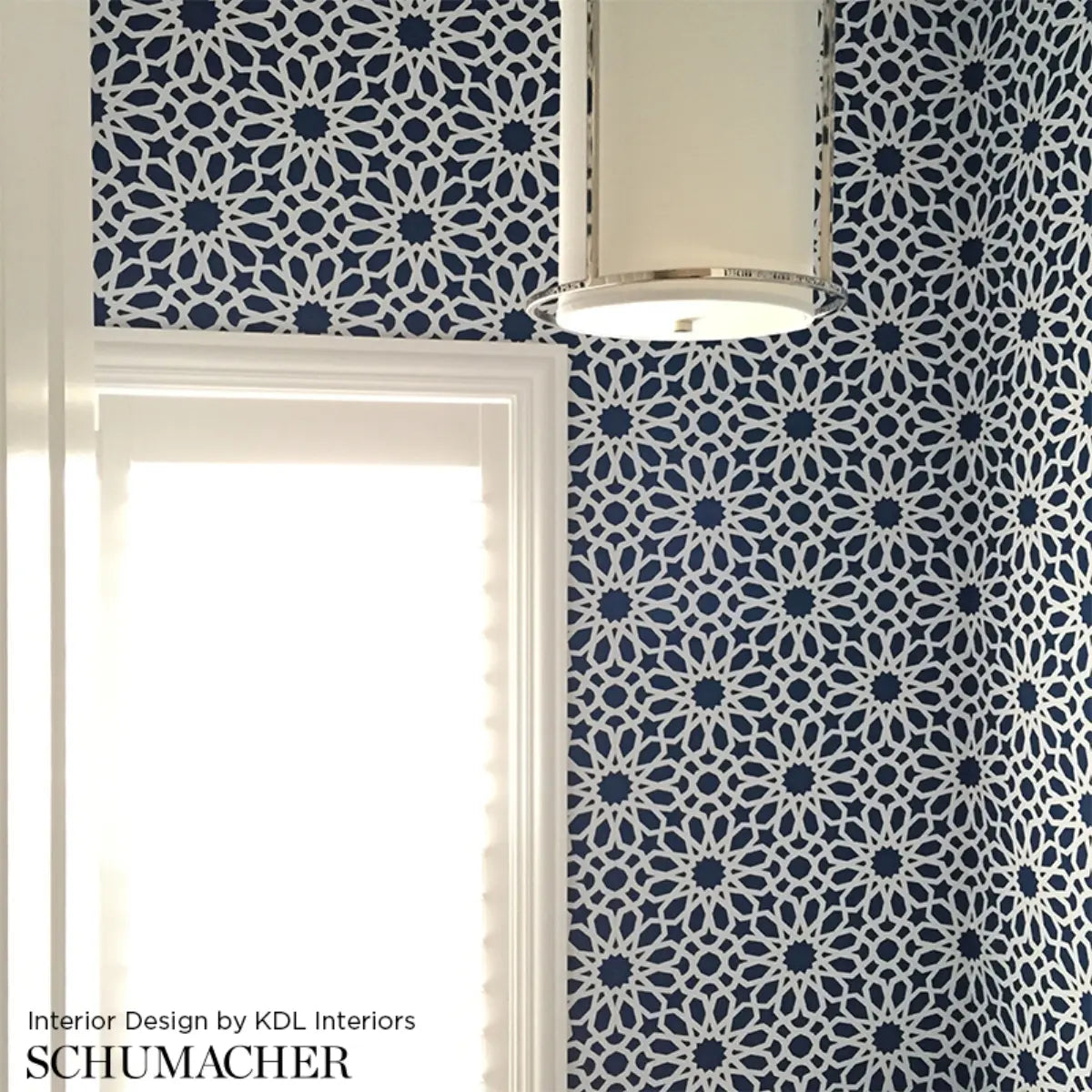 Agadir Screen Wallpaper in an interior setting