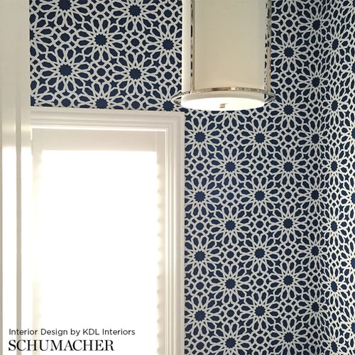 Agadir Screen Wallpaper in an interior setting