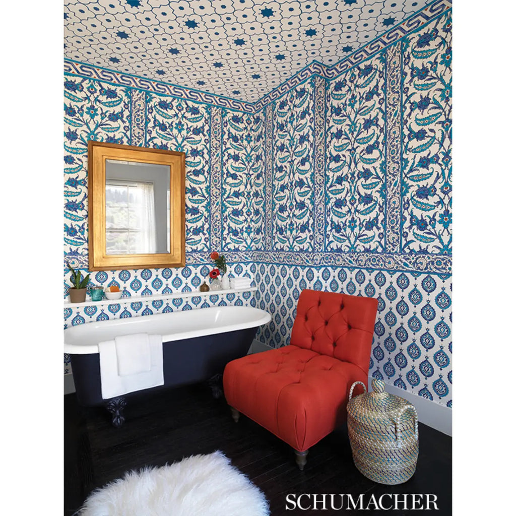 Samovar Wallpaper in an interior setting