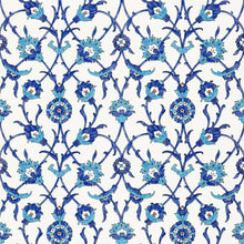 Load image into Gallery viewer, Sultan's Trellis Wallpaper - Peacock