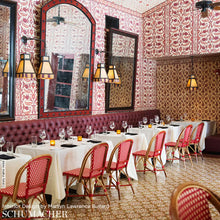 Load image into Gallery viewer, Sultan's Trellis Wallpaper in an interior setting