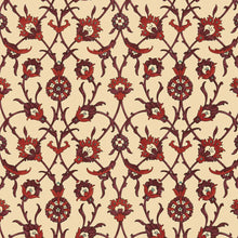Load image into Gallery viewer, Sultan's Trellis Wallpaper - Pomegranate