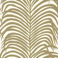 Load image into Gallery viewer, Zebra Palm Wallpaper - Khaki