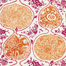 Load image into Gallery viewer, Katsugi Wallpaper - Tangerine &amp; Berry