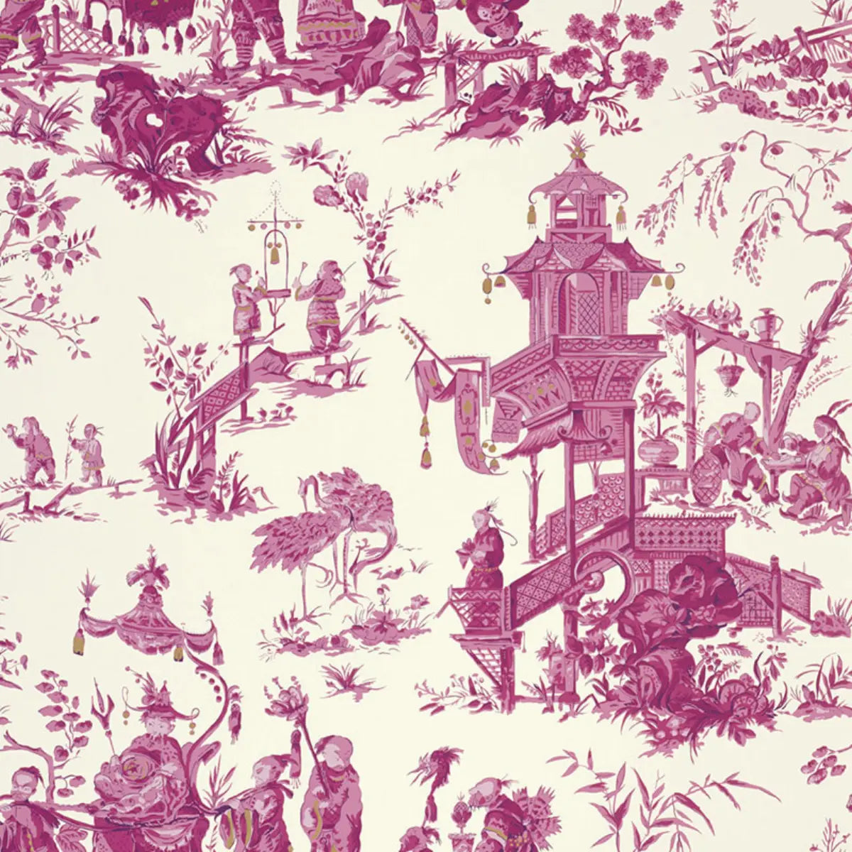 Chinois Wallpaper - Peony