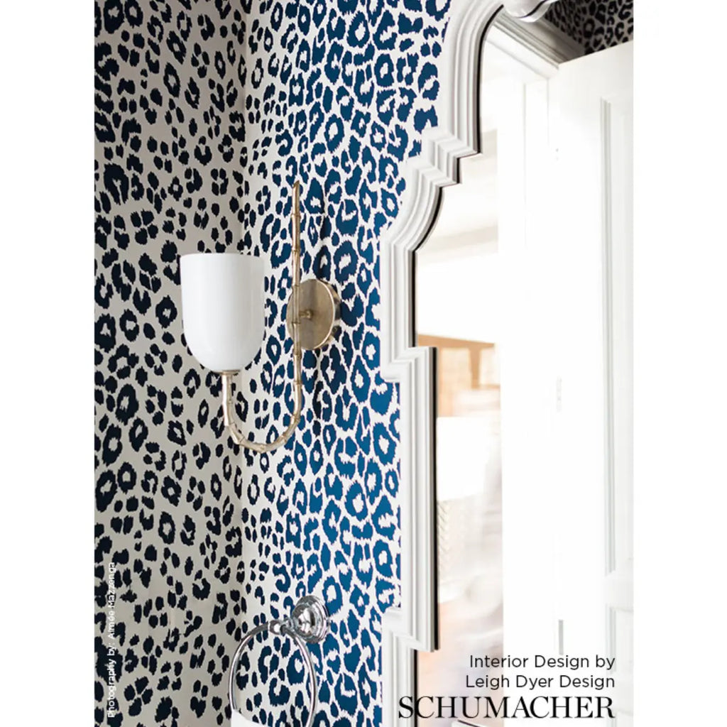 Iconic Leopard Wallpaper in an interior setting