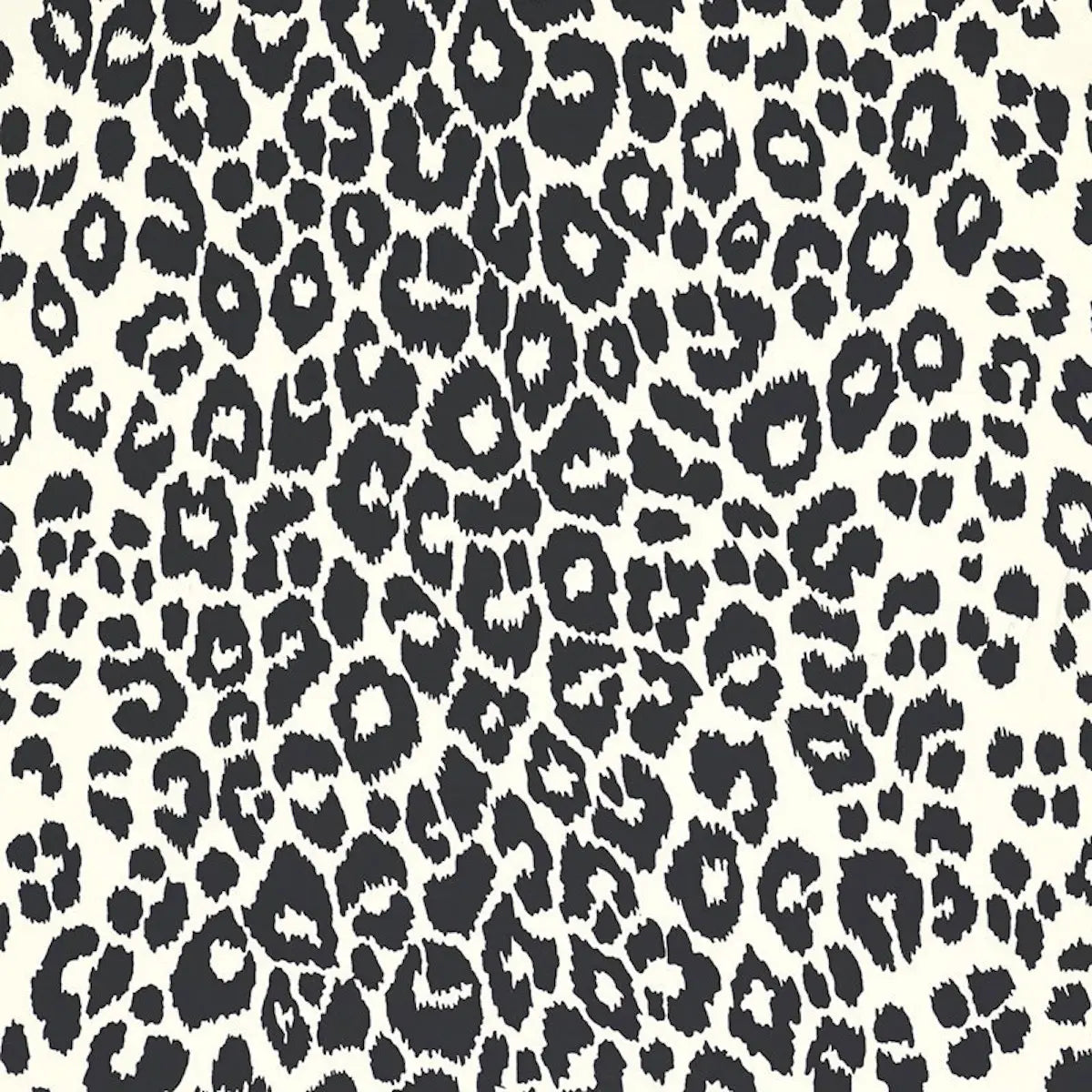 Iconic Leopard Wallpaper - Graphite