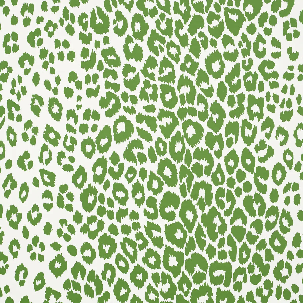 Iconic Leopard Wallpaper - Green