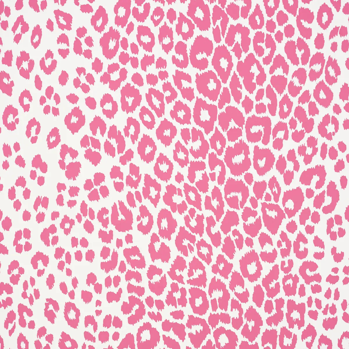 Iconic Leopard Wallpaper - Pink