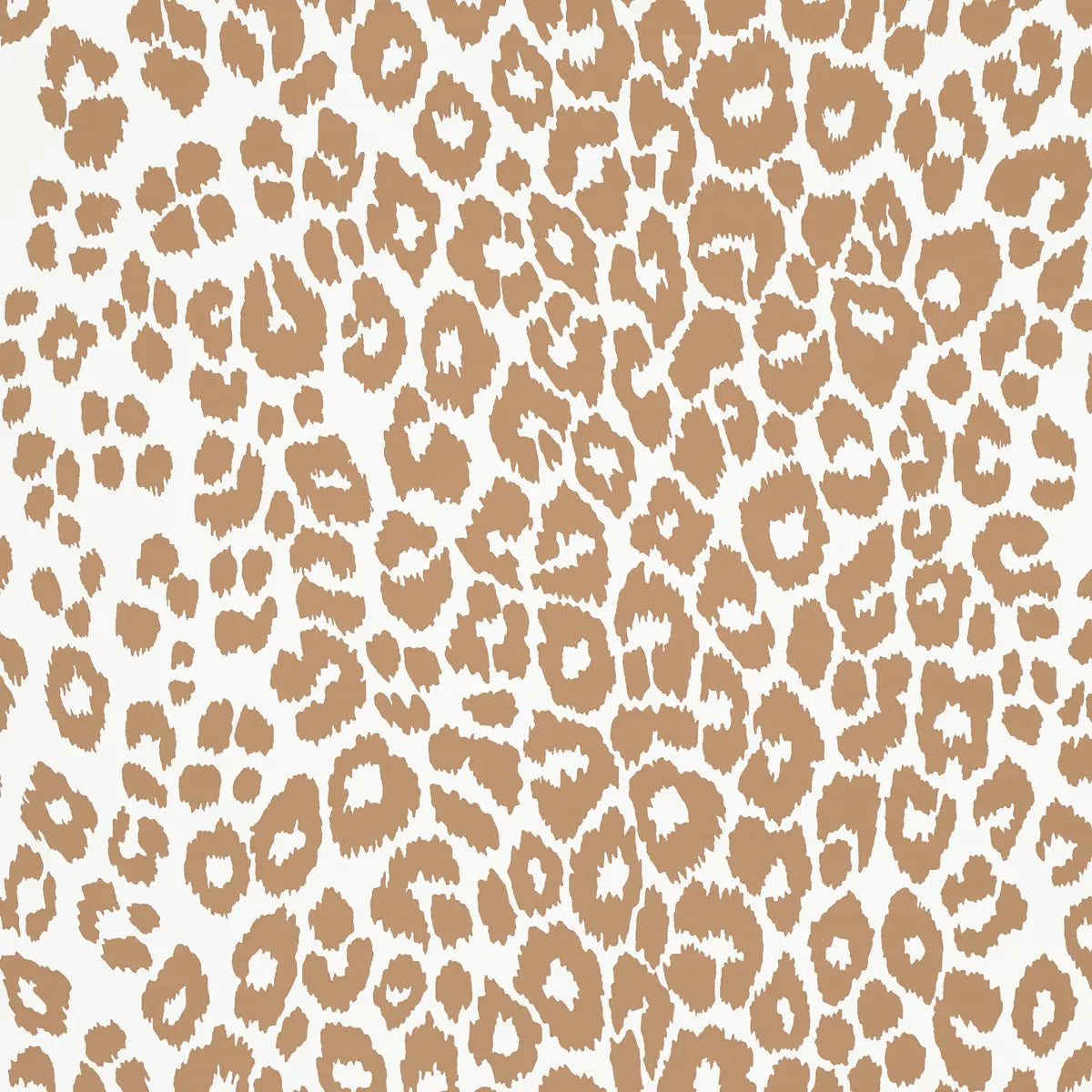 Iconic Leopard Wallpaper - Camel