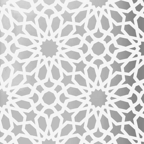 Agadir Screen Mylar Wallpaper in an interior setting
