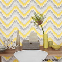 Load image into Gallery viewer, Petit Feu Wallpaper in an interior setting