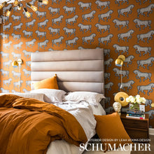 Load image into Gallery viewer, Faubourg Wallpaper in an interior setting