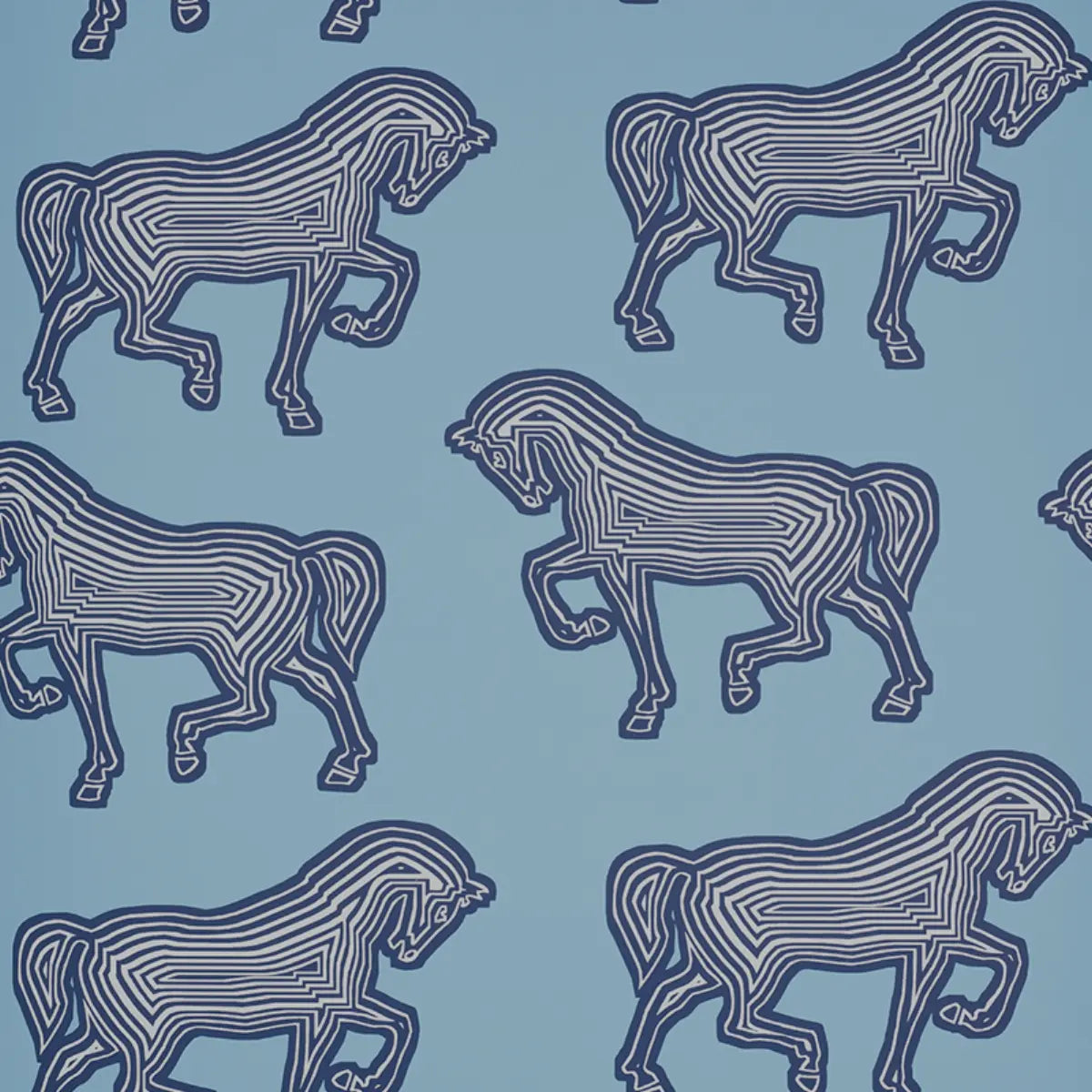 Faubourg Wallpaper - Blue