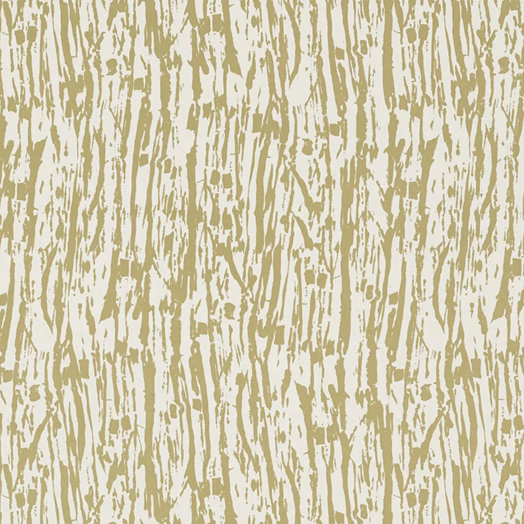 Tree Texture Wallpaper - Pale Gold