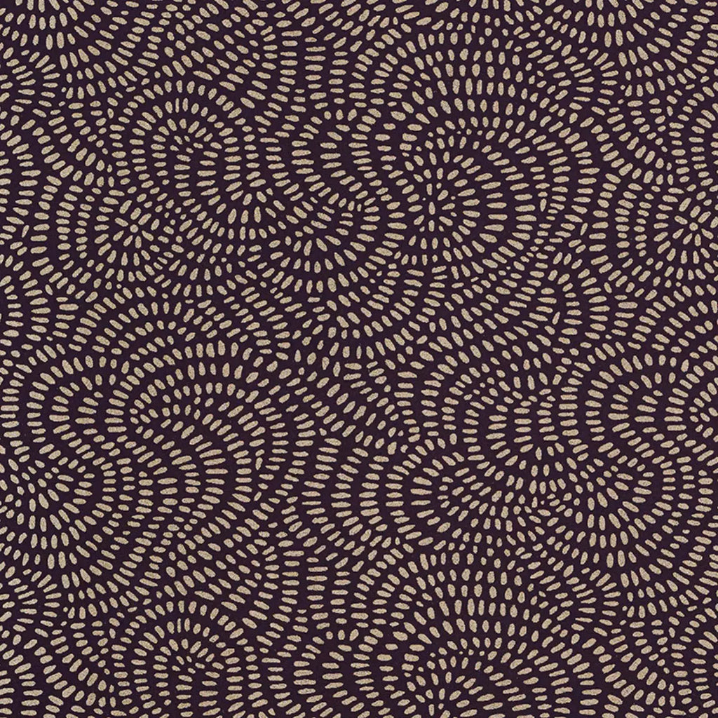 Whirlpool Wallpaper - Black Plum