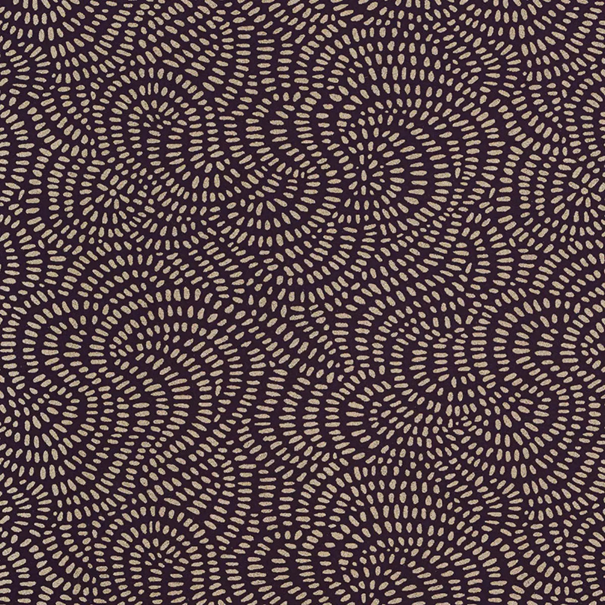 Whirlpool Wallpaper - Black Plum
