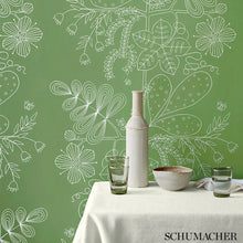 Load image into Gallery viewer, Blommen Wallpaper in an interior setting