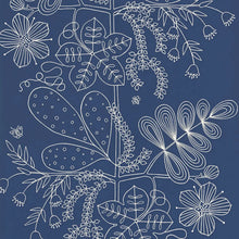 Load image into Gallery viewer, Blommen Wallpaper - Marine