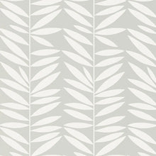 Load image into Gallery viewer, Leaf Stripe Wallpaper - Mist