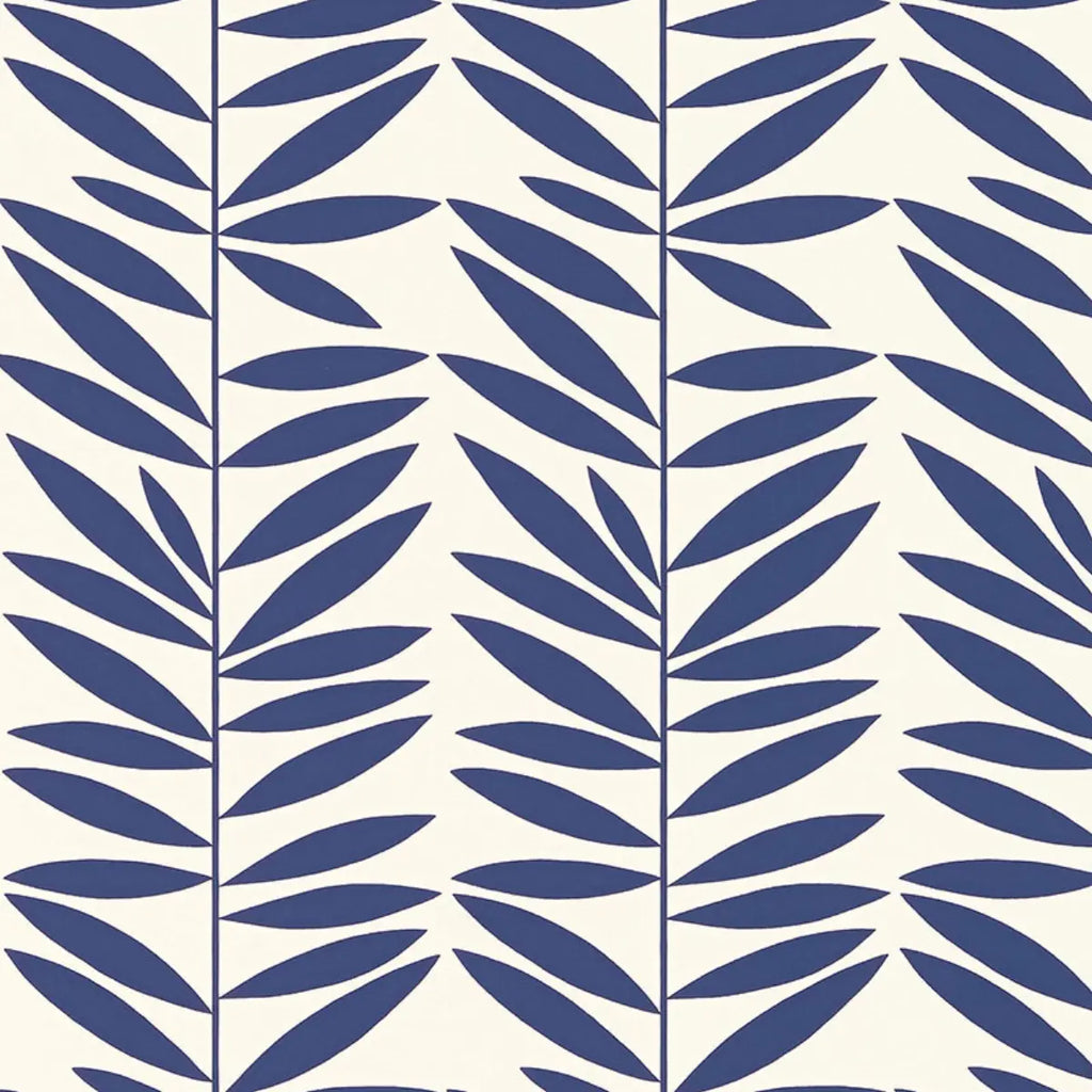 Leaf Stripe Wallpaper