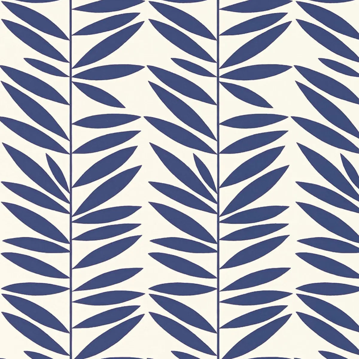 Leaf Stripe Wallpaper