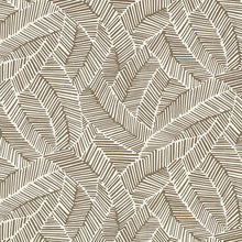 Load image into Gallery viewer, Abstract Leaf Wallpaper - Mocha