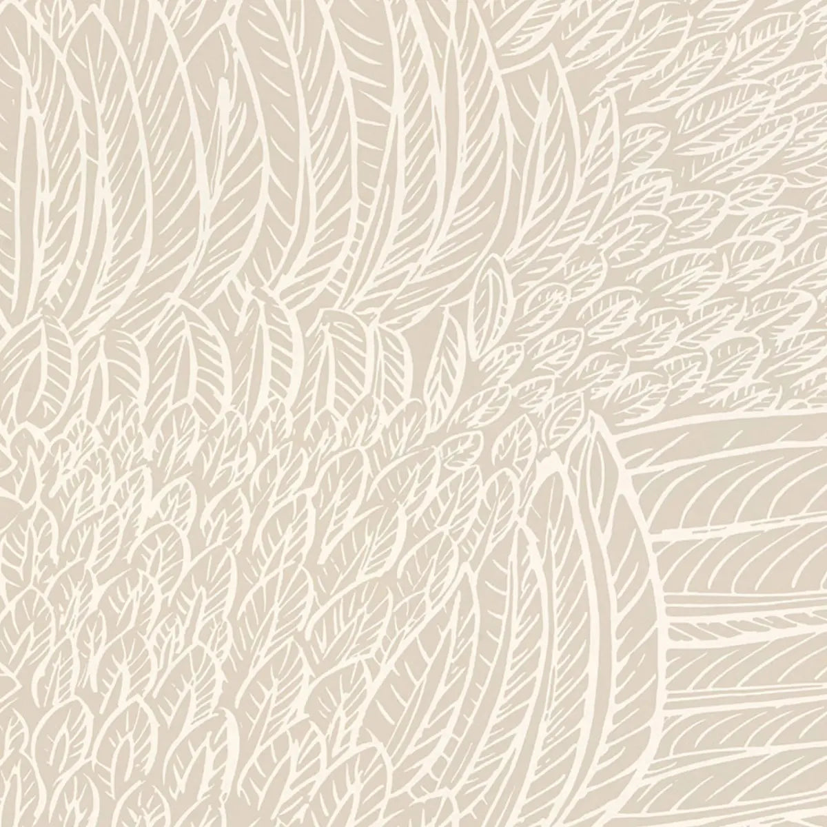 Featherfest Wallpaper - Natural